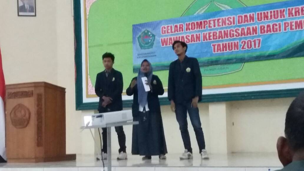 MAHASISWA TIPS STAIN PAMEKASAN JUARA TIGA LOMBA DEBAT KEBANGSAAN YANG DISELENGGARAKAN OLEH BADAN KESATUAN BANGSA DAN POLITIK (KESBANGPOL) KAB. PAMEKASAN